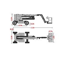 Коленчатый подъёмник ZOOMLION ZA16JERT