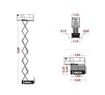 Ножничный подъёмник ZOOMLION ZS1012HD