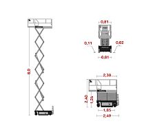 Ножничный подъёмник ZOOMLION ZS0808HD